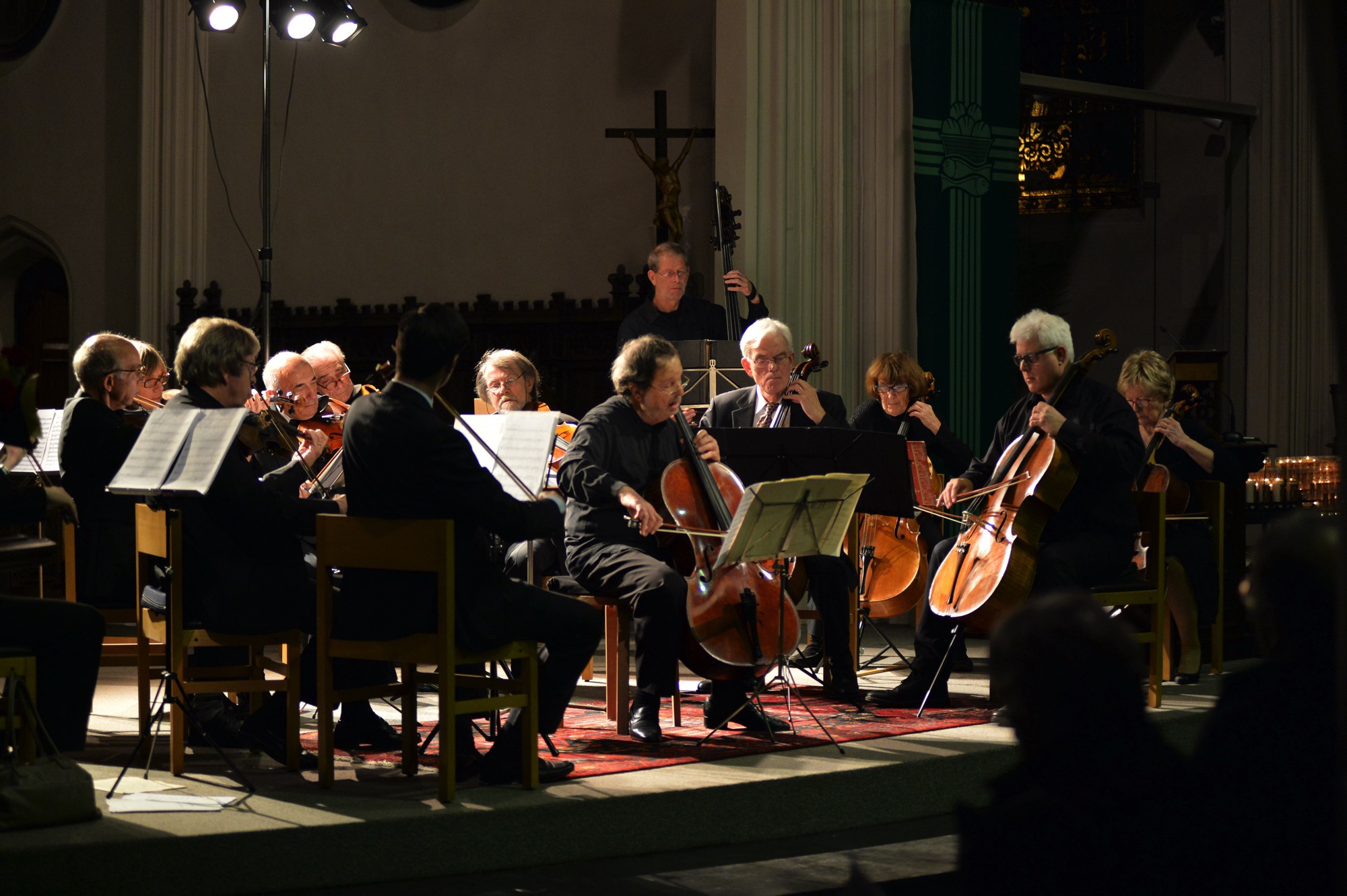 Het orkest tijdens een optreden in Vosselaar Concert Vosselaar 6 november 2019